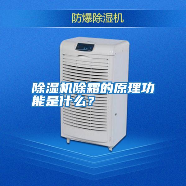 除濕機(jī)除霜的原理功能是什么?