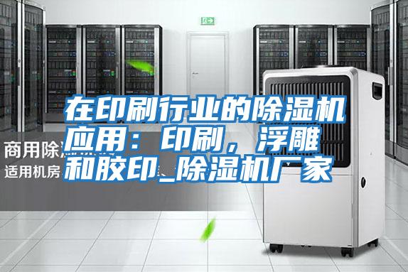 在印刷行業(yè)的除濕機(jī)應(yīng)用:印刷,浮雕和膠印_除濕機(jī)廠家