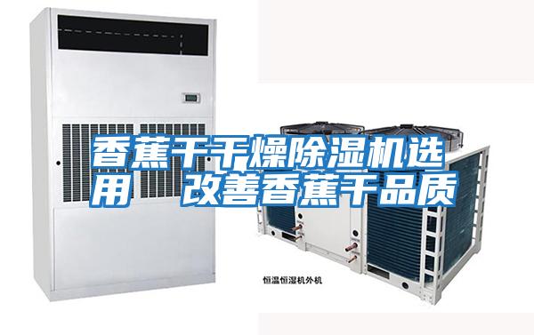 香蕉干干燥除濕機選用 改善香蕉干品質(zhì)