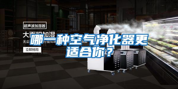 哪一種空氣凈化器更適合你？