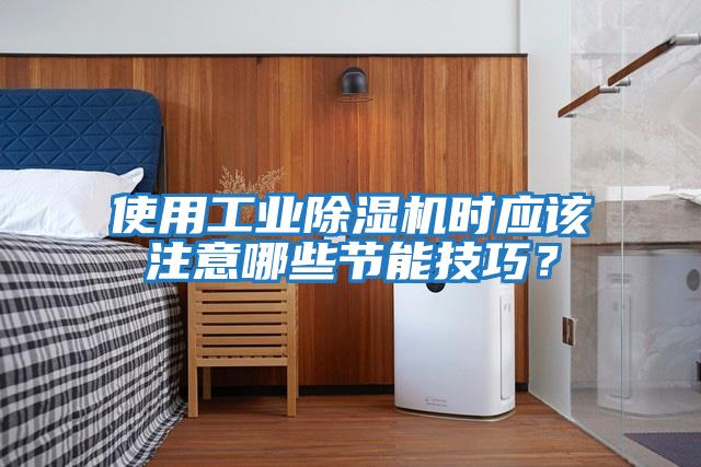 使用工業除濕機時應該注意哪些節能技巧？