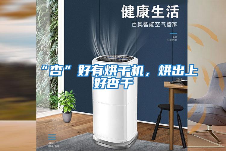 “杏”好有烘干機(jī)，烘出上好杏干