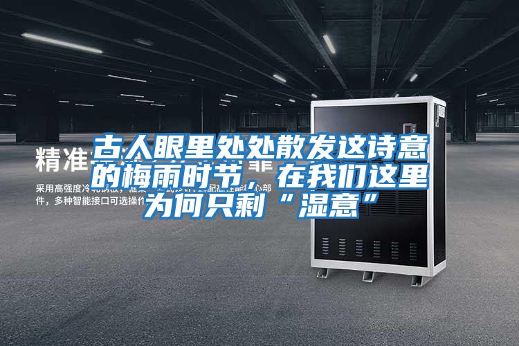 古人眼里處處散發(fā)這詩意的梅雨時節(jié),在我們這里為何只剩“濕意”
