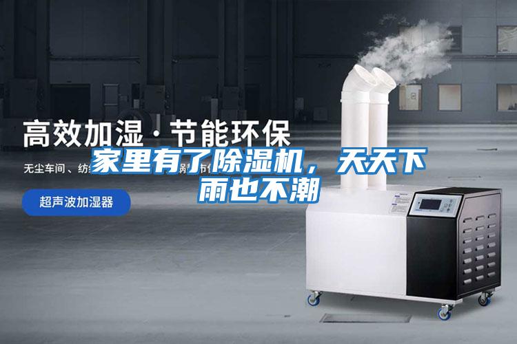 家里有了除濕機，天天下雨也不潮