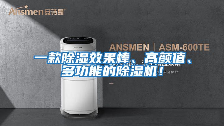 一款除濕效果棒、高顏值、多功能的除濕機！