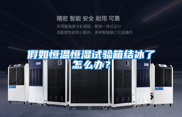 假如恒溫恒濕試驗箱結冰了怎么辦？