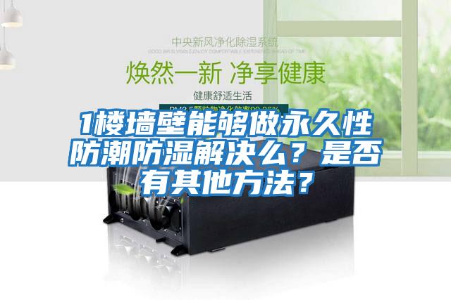 1樓墻壁能夠做永久性防潮防濕解決么?是否有其他方法?