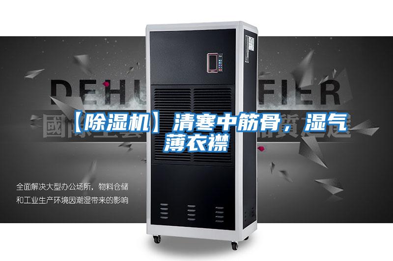 【除濕機】清寒中筋骨,濕氣薄衣襟