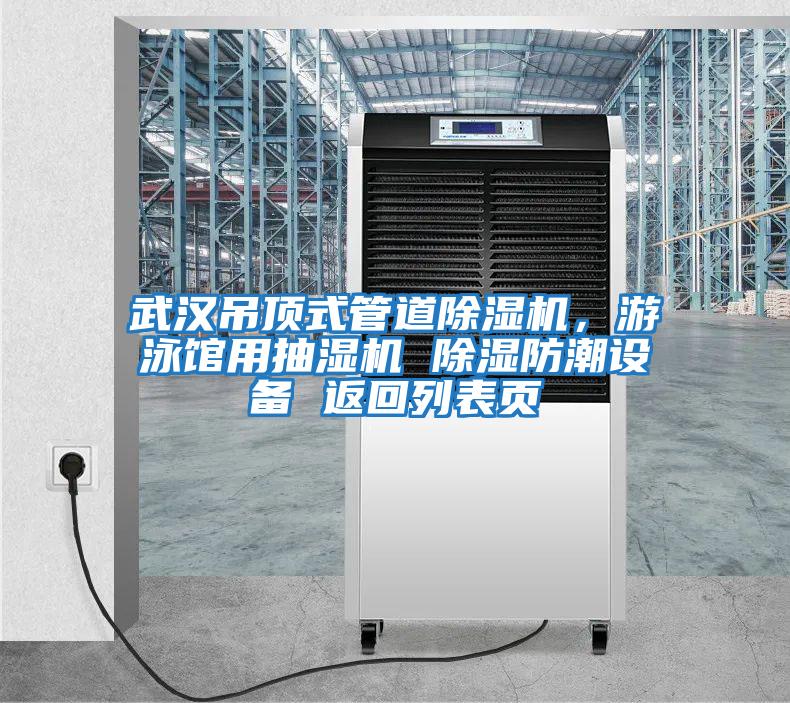 武漢吊頂式管道除濕機，游泳館用抽濕機 除濕防潮設備 返回列表頁