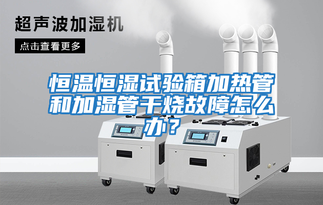 恒溫恒濕試驗(yàn)箱加熱管和加濕管干燒故障怎么辦？
