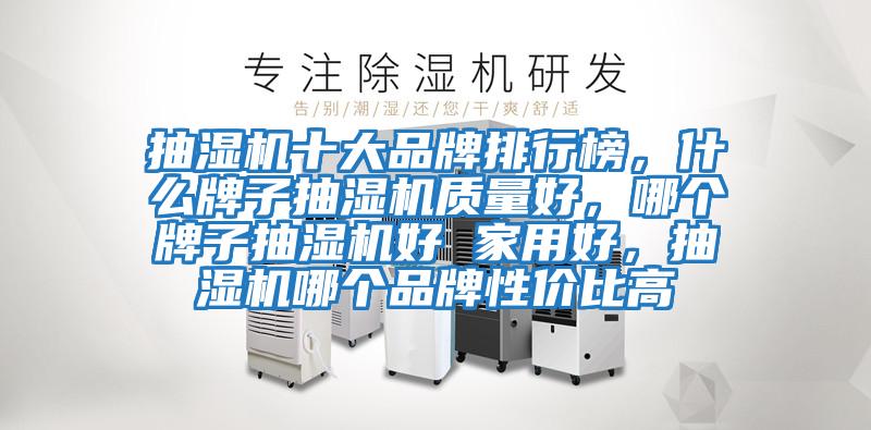 抽濕機十大品牌排行榜，什么牌子抽濕機質量好，哪個牌子抽濕機好 家用好，抽濕機哪個品牌性價比高