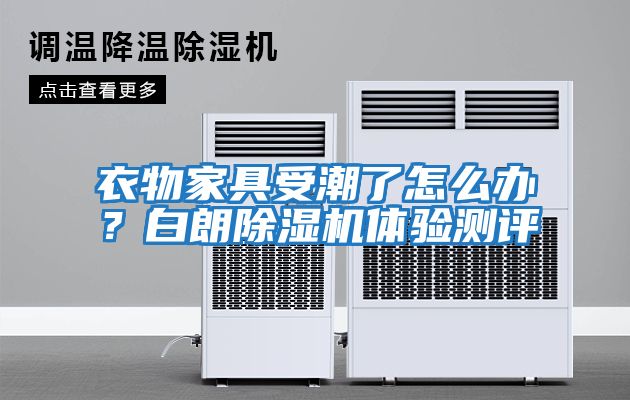 衣物家具受潮了怎么辦？白朗除濕機體驗測評