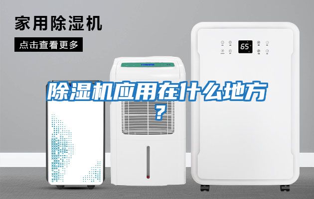 除濕機應用在什么地方？