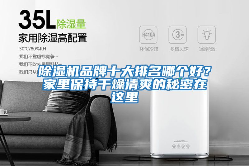 除濕機品牌十大排名哪個好？家里保持干燥清爽的秘密在這里