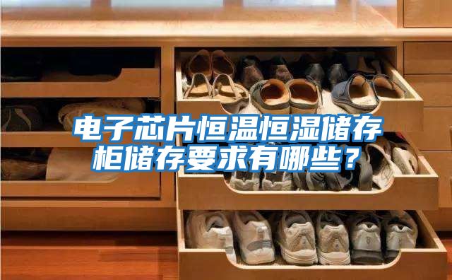 電子芯片恒溫恒濕儲存柜儲存要求有哪些？
