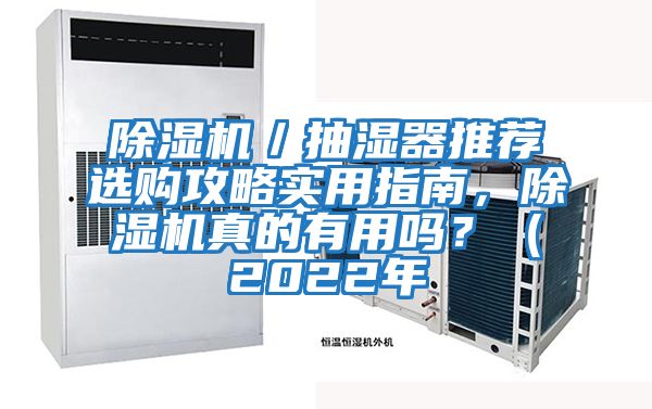 除濕機(jī)／抽濕器推薦選購(gòu)攻略實(shí)用指南，除濕機(jī)真的有用嗎？（2022年